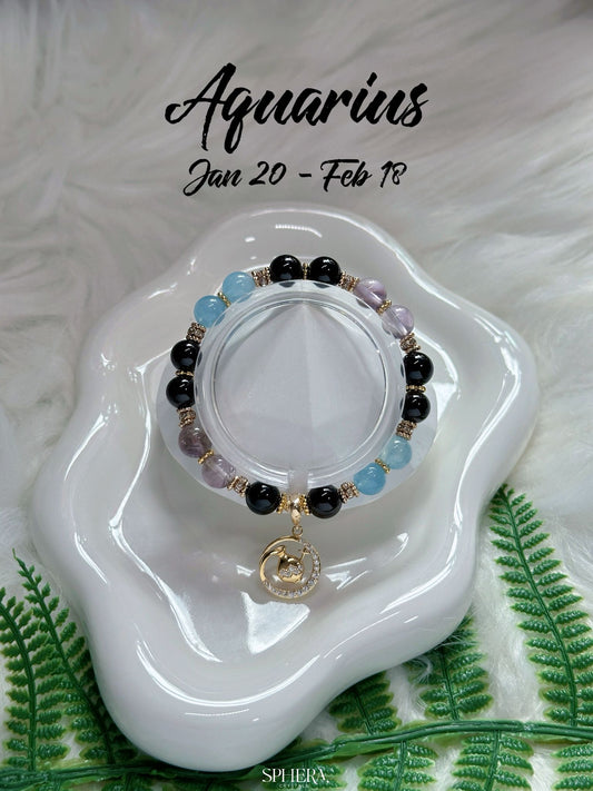 Aquarius Zodiac Bracelet